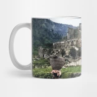 Colorized vintage photo Haitian Sans Souci Mug